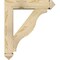 Ekena Millwork Funston Arts and Crafts Rough Sawn Bracket w/ Offset Brace, Douglas Fir, 6"W x 24"D x 28"H BKT0604X24X28FST03RDF - alternate 3